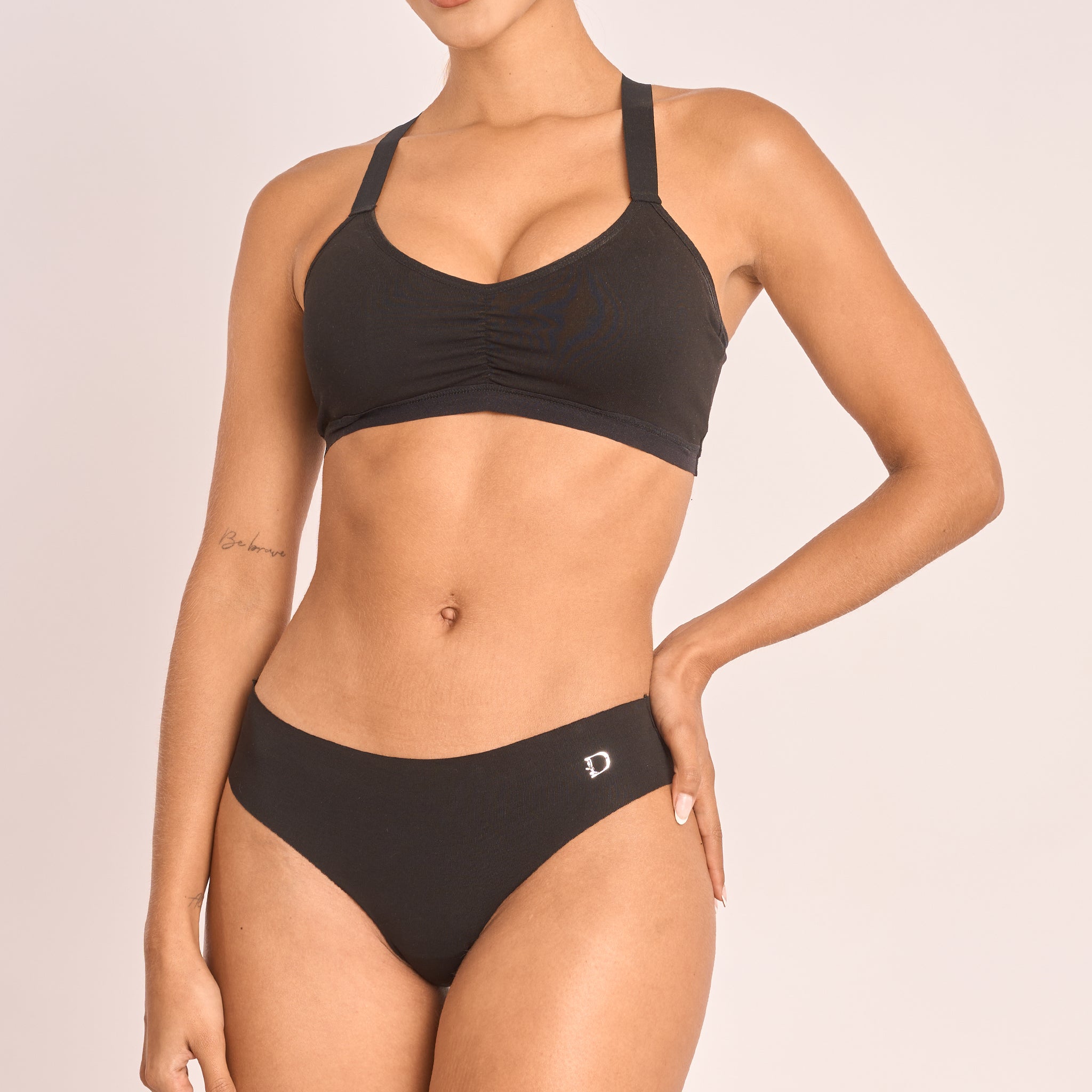 Seamless Cotton Bikini Panties