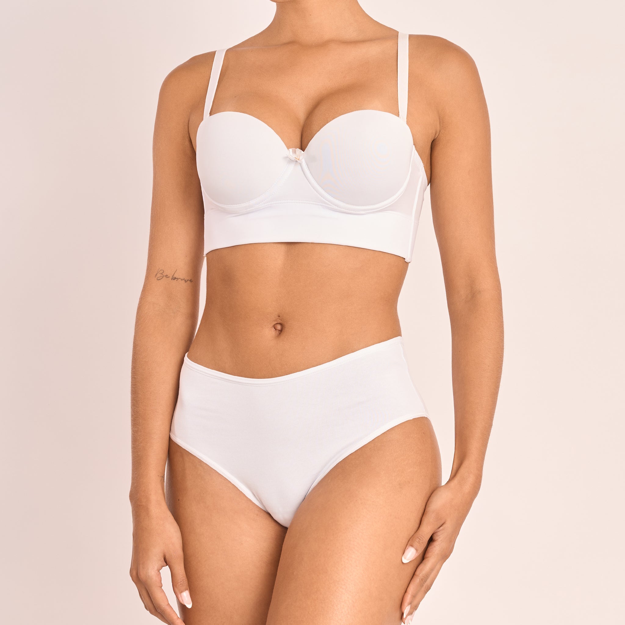 3 Pack Mid Waist Brief Panties