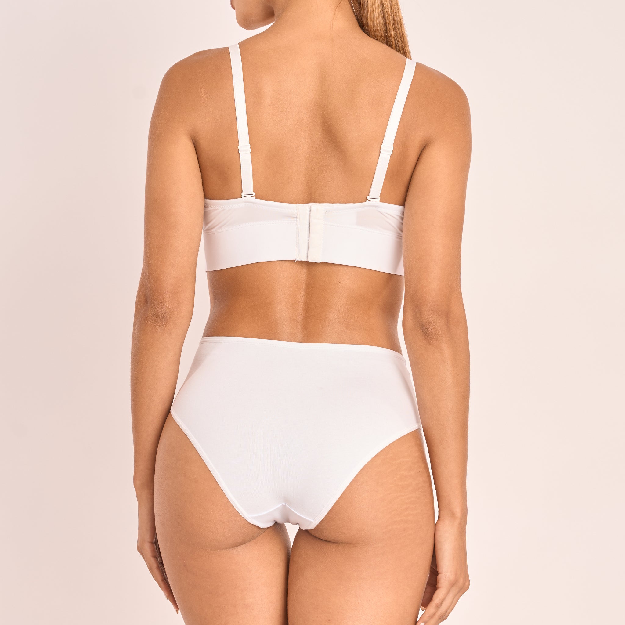 3 Pack Mid Waist Brief Panties