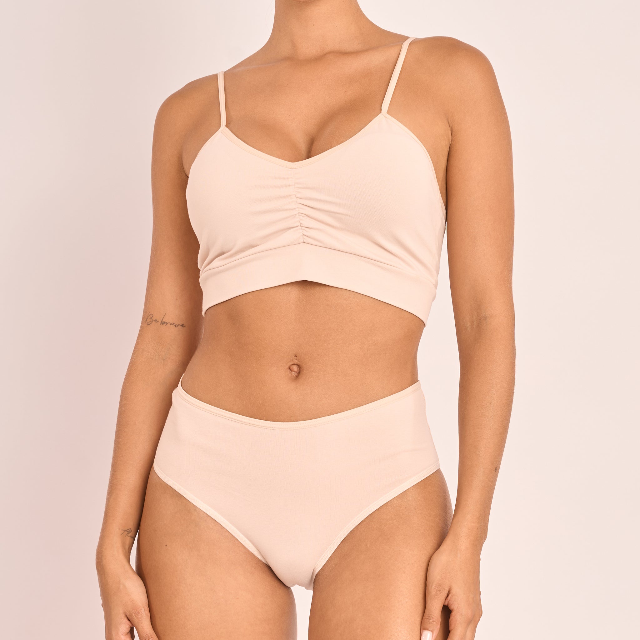 3 Pack Mid Waist Brief Panties