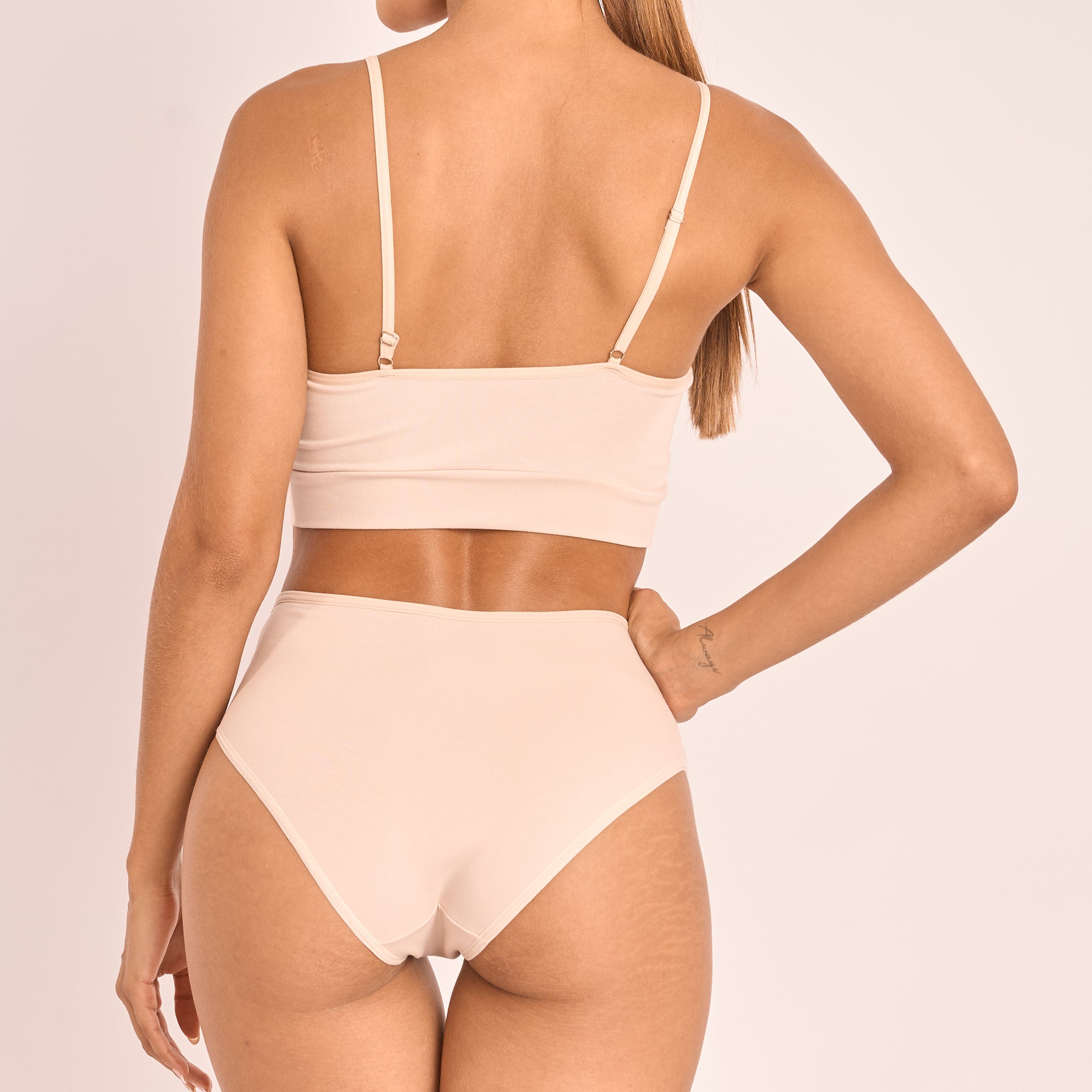 3 Pack Mid Waist Brief Panties