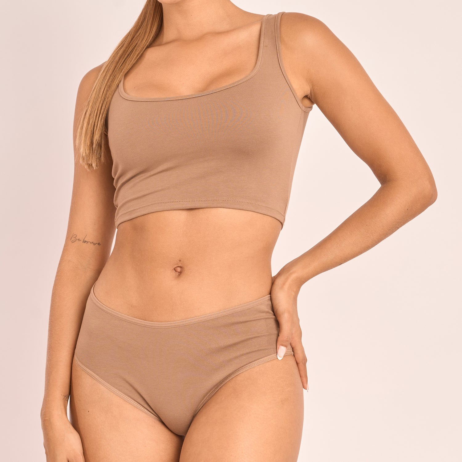 Mid Waist Brief Panties