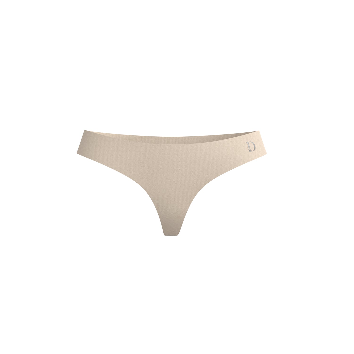 Seamless Cotton Thong Panties
