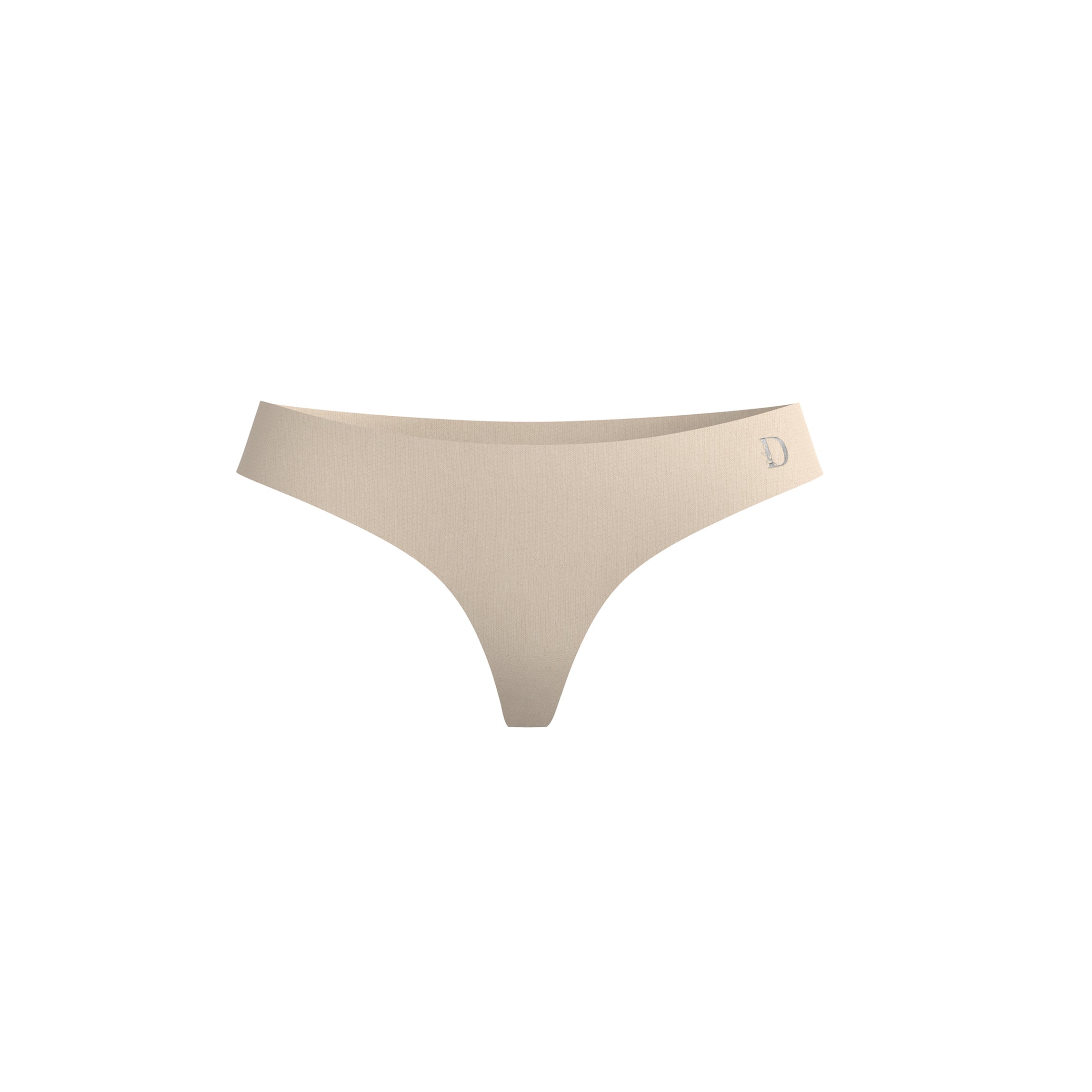 Seamless Cotton Thong Panties