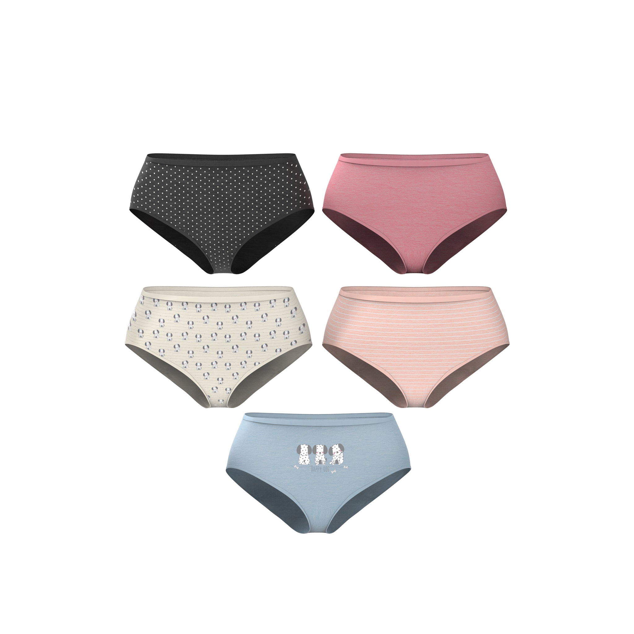 5 Pack Classic Toddler Underwear