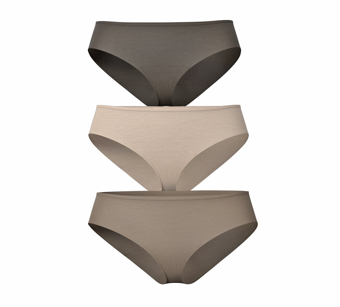 Mid Waist Brief Panties