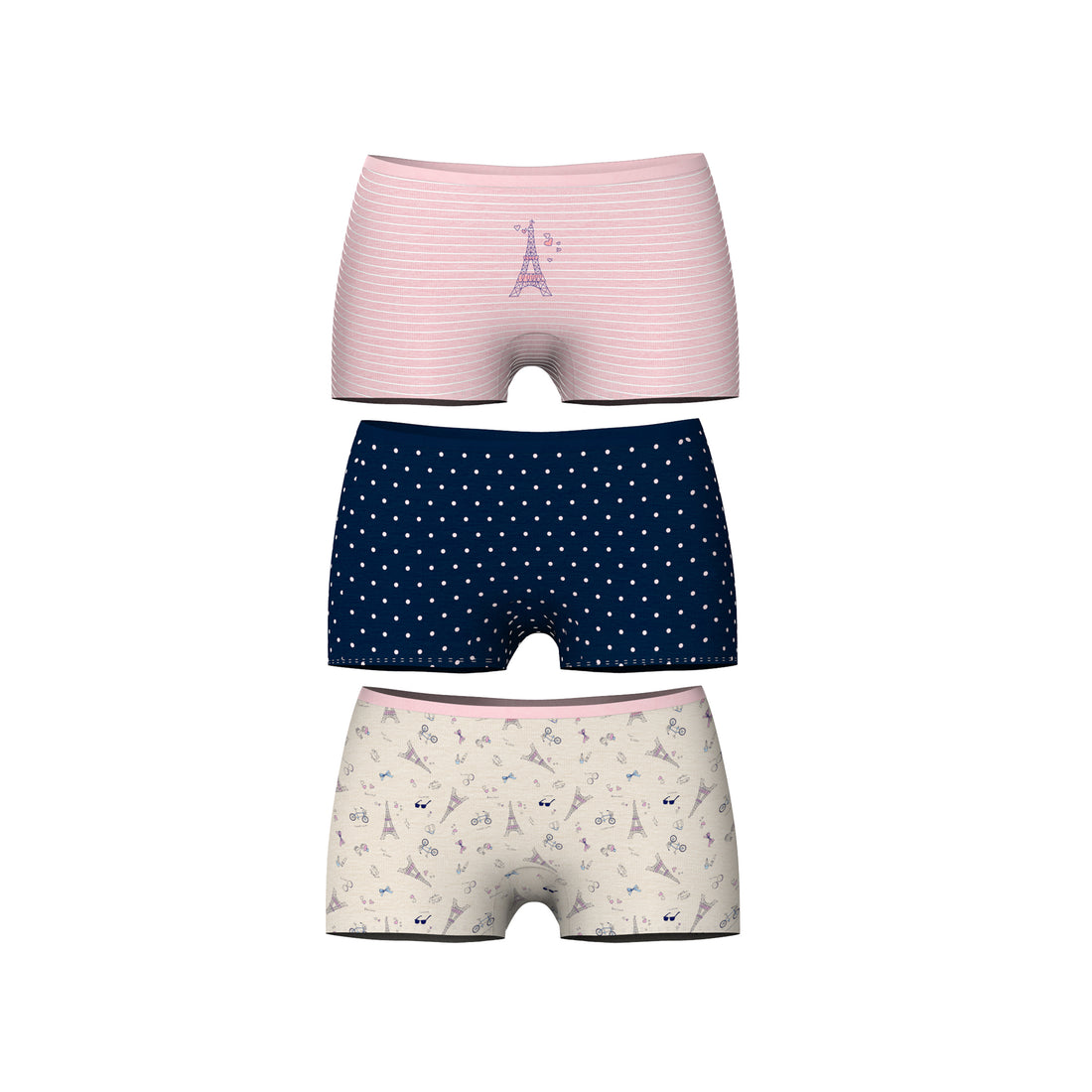 3 Pack Boyshort Toddler Underwear