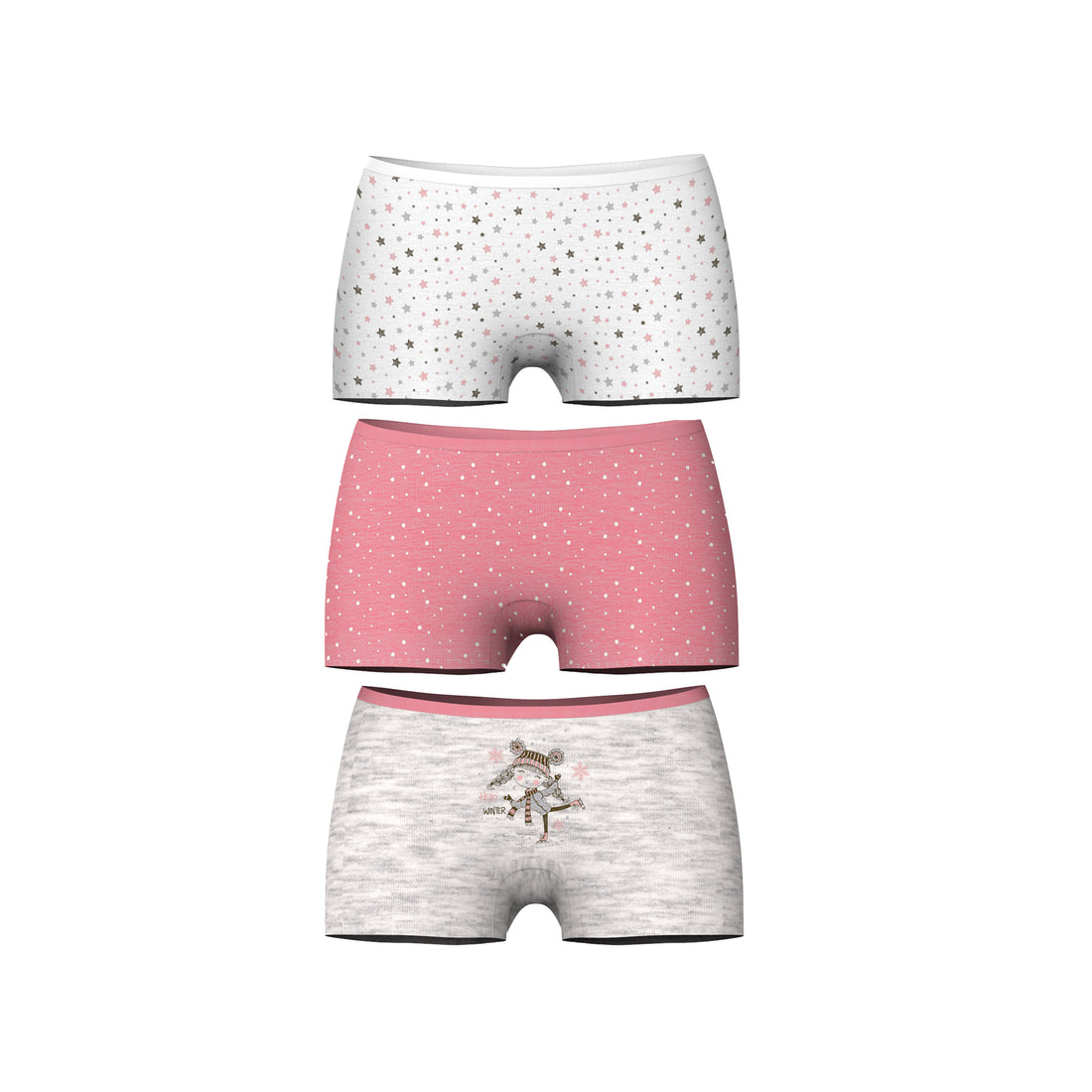 3 Pack Boyshort Toddler Underwear