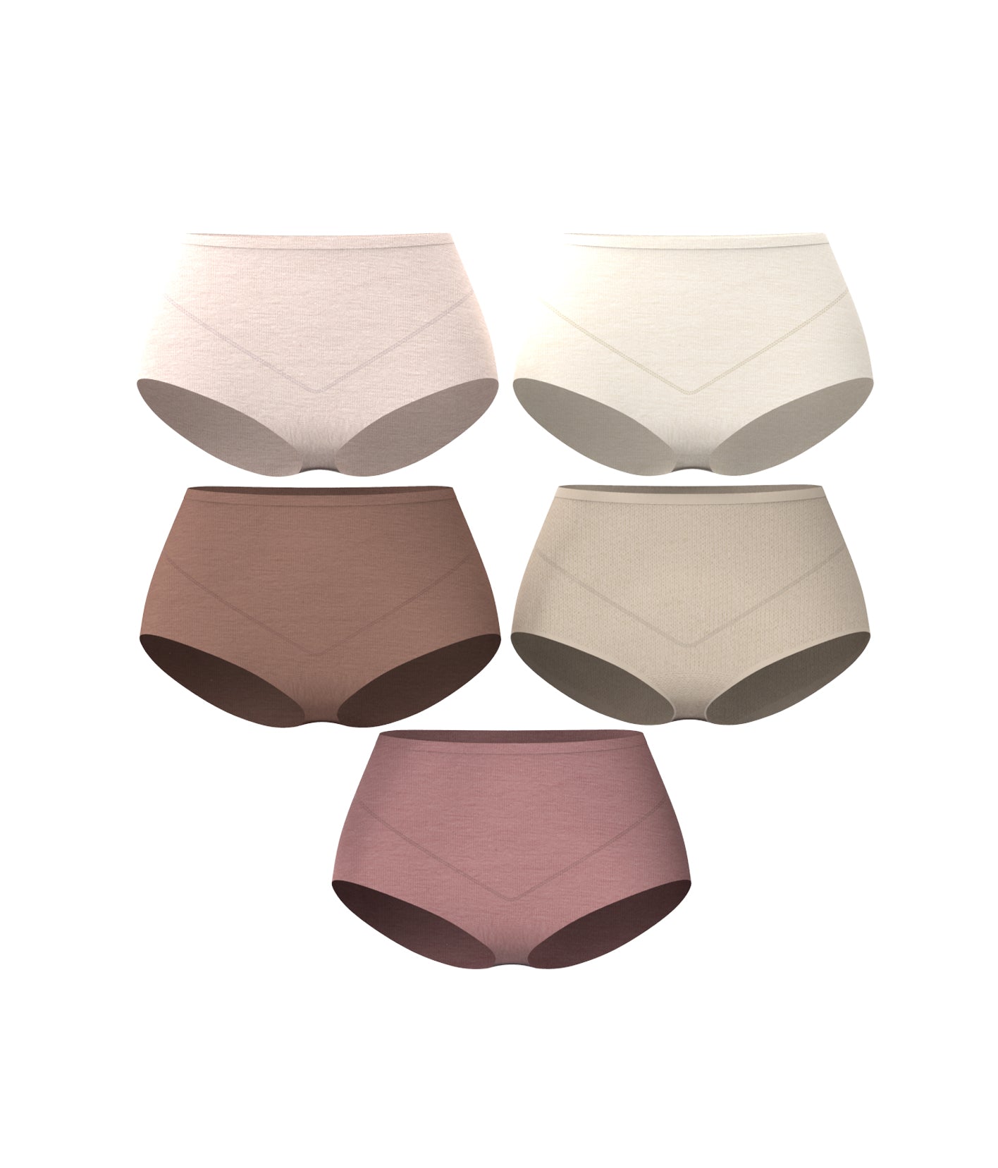 5 Pack Shapewear Medium Control