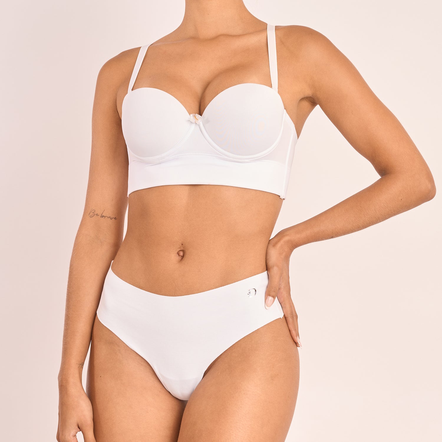 Seamless Cotton Thong Panties