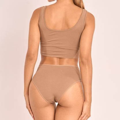 Mid Waist Brief Panties