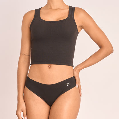 Seamless Cotton Thong Panties